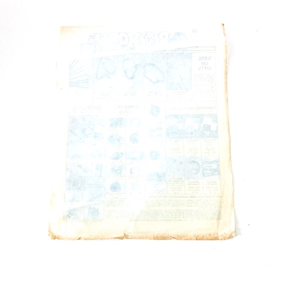 Vintage Blue Horse Shopping Flyer - Picture 4 of 4